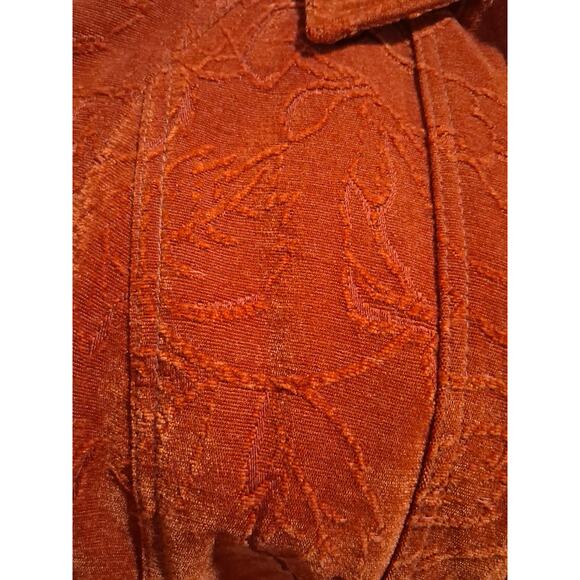 Vintage Conrad C Classy Women's size 18 Velvet Burnout Sophisticated Zip Jacket - Picture 13 of 13